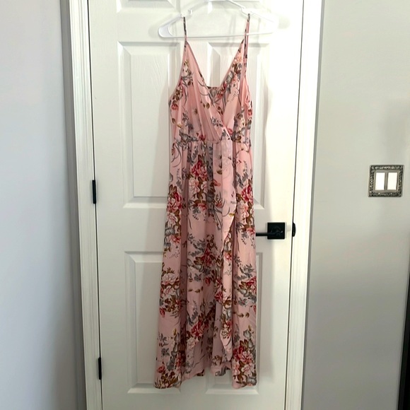 SHEIN Dresses & Skirts - Pink Floral Maxi Dress - Size 0XL - NWT